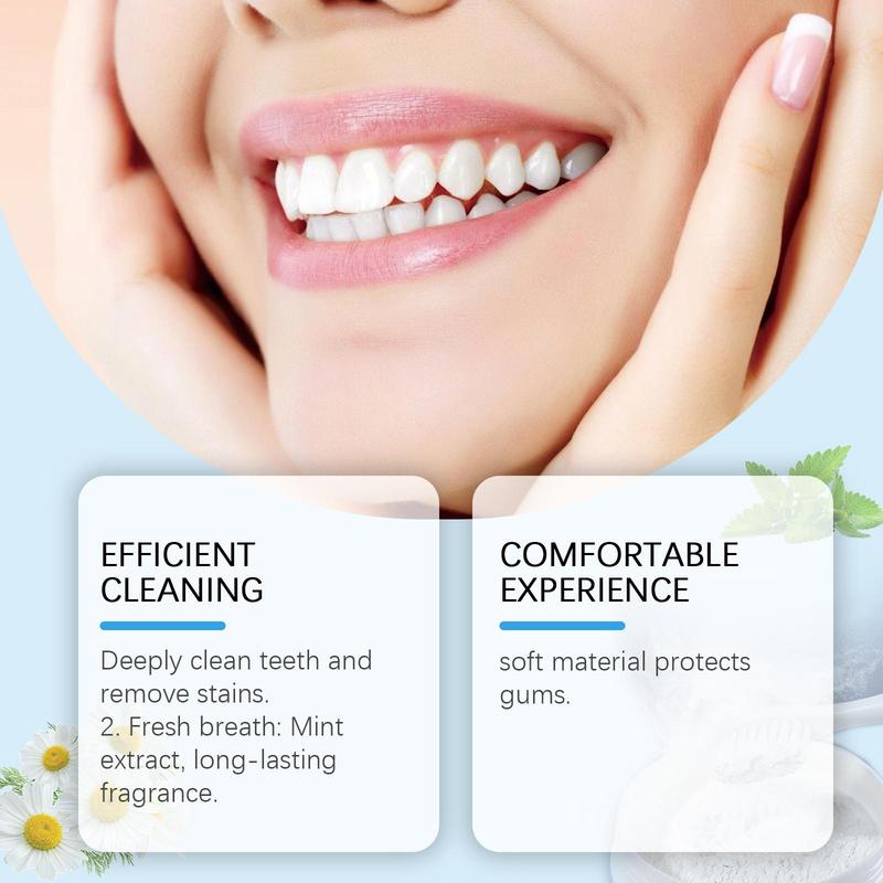 Teeth Brightening Powder, Oral Care Teeth Cleaning Powder, Freshening Breath Teeth Stain Remover, Oral Care Product for Men & Women