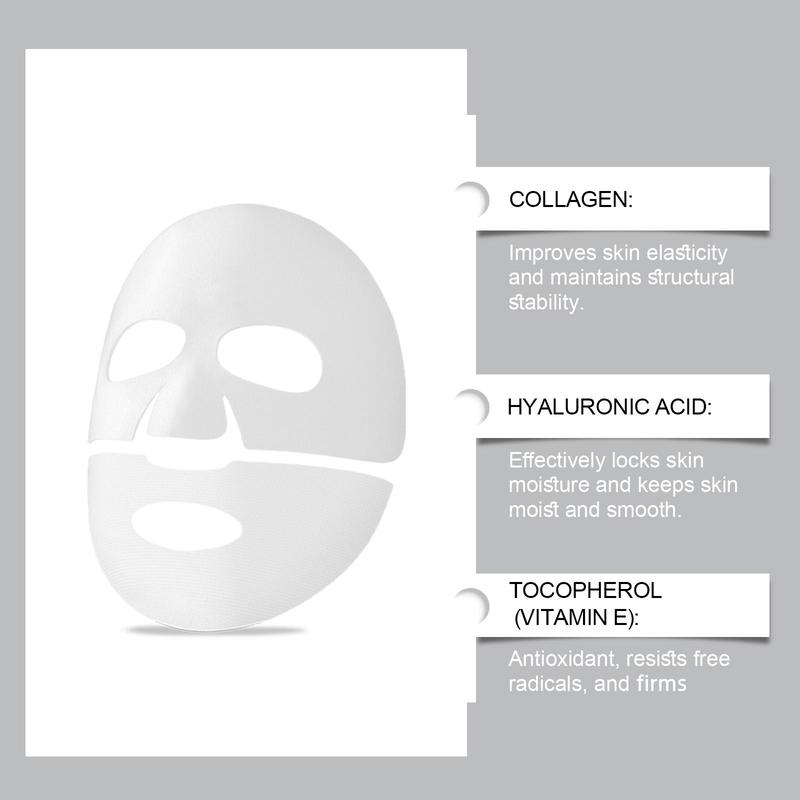 Collagen Facial Mask, 8 Counts set Firming & Deeply Moisturizing & Nourishing Skin Mask, Skin Care Product for Women & Men All Skin Types