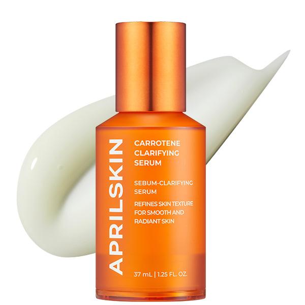 [APRILSKIN Official Shop] Carrotene Clarifying Serum (37ml) | Niacinamide+Carrot seed oil+Centella Asiatica Extract Soothing Serum|Korean Skincare | Glass Glow Serum