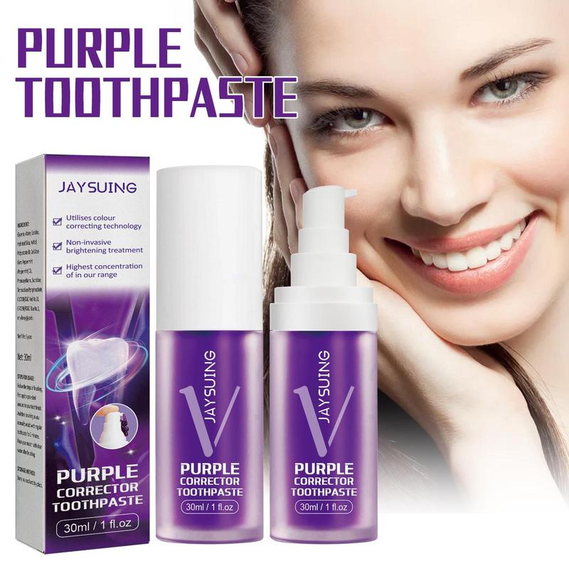 Purple Toothpaste, 1 Box Deep Cleaning Toothpaste, Oral Care Toothpaste for Removing Tooth Stains, Freshing Breath Toothpaste for Adults