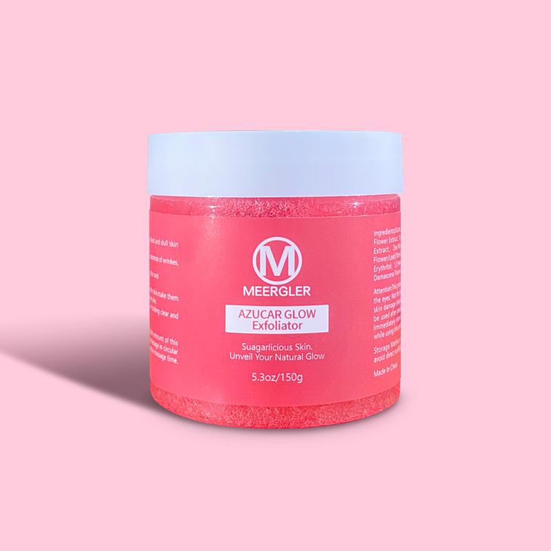 Glow Exfoliator-Sugar Facial Scrub For Smoother|Body Scrub,Clowing Skin|Body Exfoliation Newly Upgraded Glow Recipe