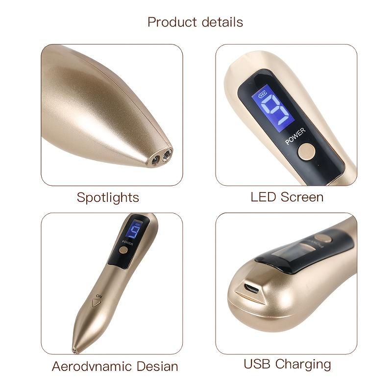 Home Beauty Pen, USB Charging, 9-level Electric Removal Pen, Used For Skin Label Care, Perfect Gift For Girlfriends Or Mothers On Halloween, Christmas, Valentine'S Day, Birthdays