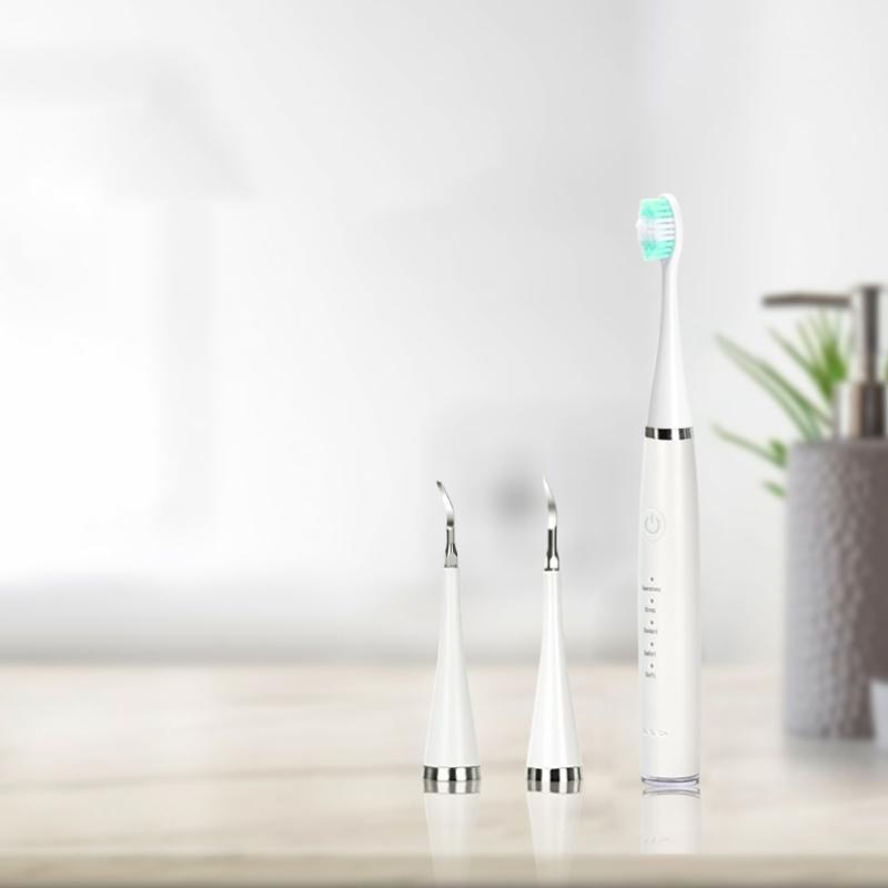 2 in 1 Electric Toothbrush & Water Flosser Set, 1 Set Tooth Cleaner & Brush Heads & Mouth Mirror & Charging Cable, Oral Care Tool, Oral Hygiene Product