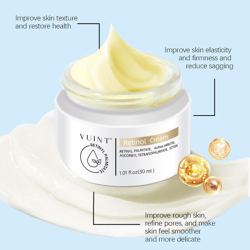 VUINT-Retinol Cream for Face Cream Fast Deep Cellular Absorption Day or Night Cream for Moisturizers Skincare Skin Repair