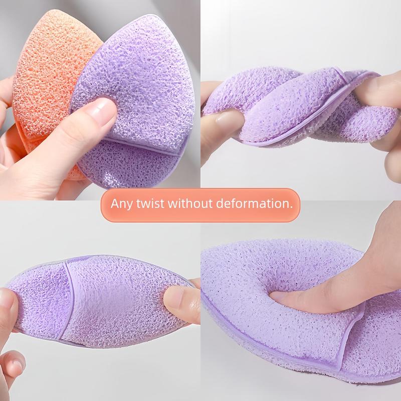 Colorful Water Drop Shaped Makeup Removal Sponge, 6 Counts set Deep Cleansing Facial Sponge, Facial Skin Care Tool for Home & Travel