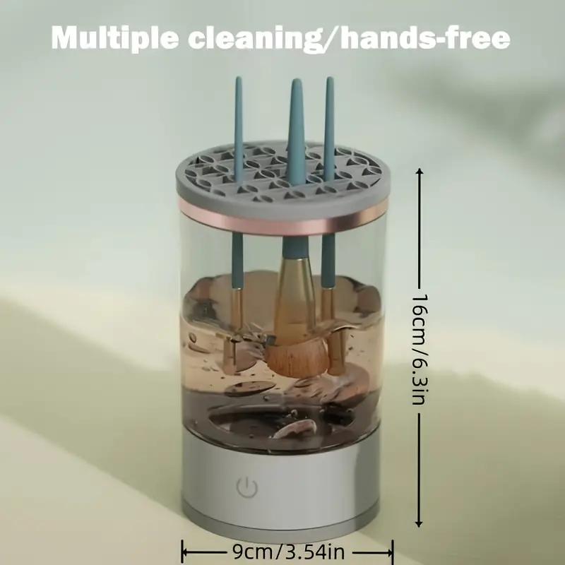 Makeup Brush Cleaner, Electric Brush Washer and Dryer, Alcohol-Free, No Battery Required USB Powered, Easy to use