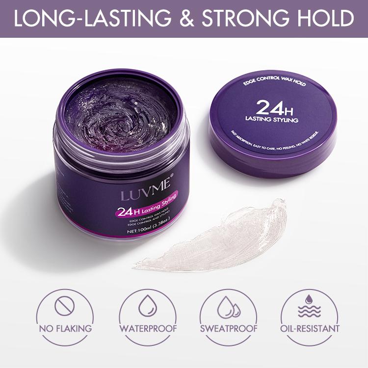 24H Long Lasting Duo | Wax Stick + Edge Control | US ONLY | Luvme Tools & Accessories