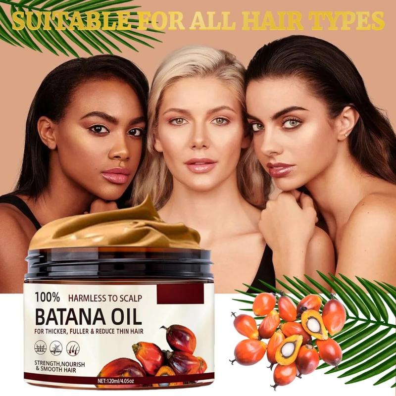 100% Raw Batana Oil for Hair Growth, Natural Raw and Pure Unrefined Batana Oil Organic Hair Growth Batana Oil Prevent Hair Loss Haircare Conditioner Comfort Cleansing glass rose bottle christmas 2024 ornament