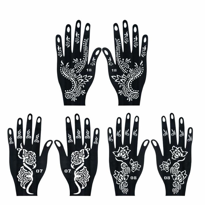 3 Colors Haina Temporary Tattoo Set, Haina Cream & Tattoo Pattern Templates Or Haina Cream, Easy-to-use Nail Art Tattoo Set, Long-lasting Natural Appearance, Perfect for DIY Tattoo Enthusiasts, Fall Gift, Tienda En Tiktok, Christmas Gift