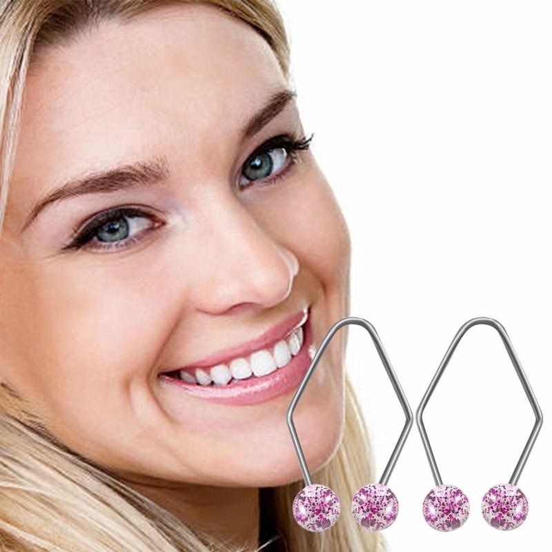 Glitter Dimple Makers, 2 Counts set Facial Dimple Trainer, Facial Skin Care Tool for Women & Girls, Skincare Tools