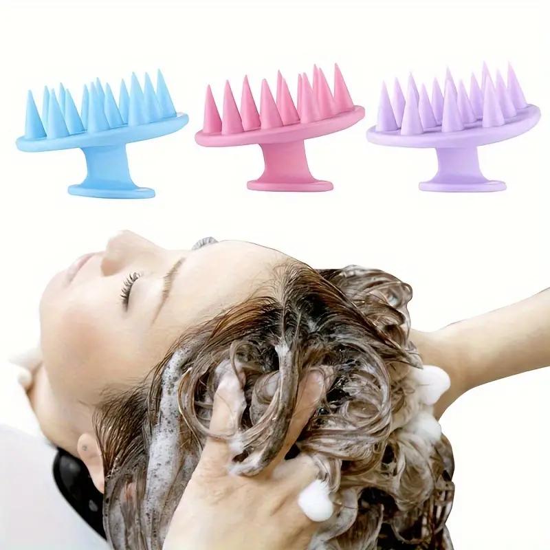 Soft Silicone Scalp Massager Brush for Personal Care Body Care Handle Comfort