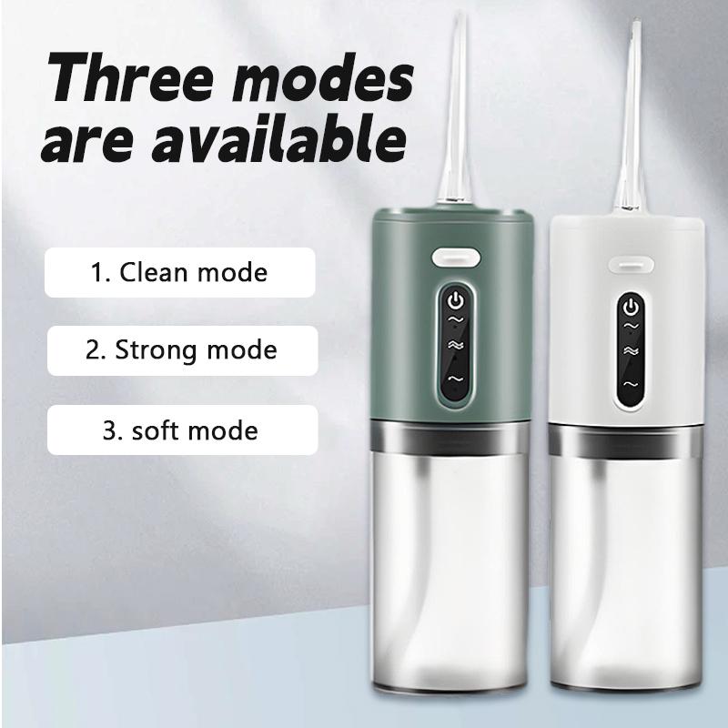 5 in 1 Electric Oral Water Flosser for Deep Cleansing - 1 Count Portable Rechargeable Oral Irrigator Ideal for Home & Travel, Black Friday & Cyber Monday Cordless Water Dental Flosser & Water Irrigator Tooth Brush