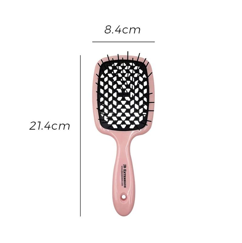 JBextension Detangling Brush for Pain-Free Brushing on All Wet or Dry Hair Types   Durable Anti-Static Bristles, Lightweight Handle, Vented Hair Brush Haircare Heatless