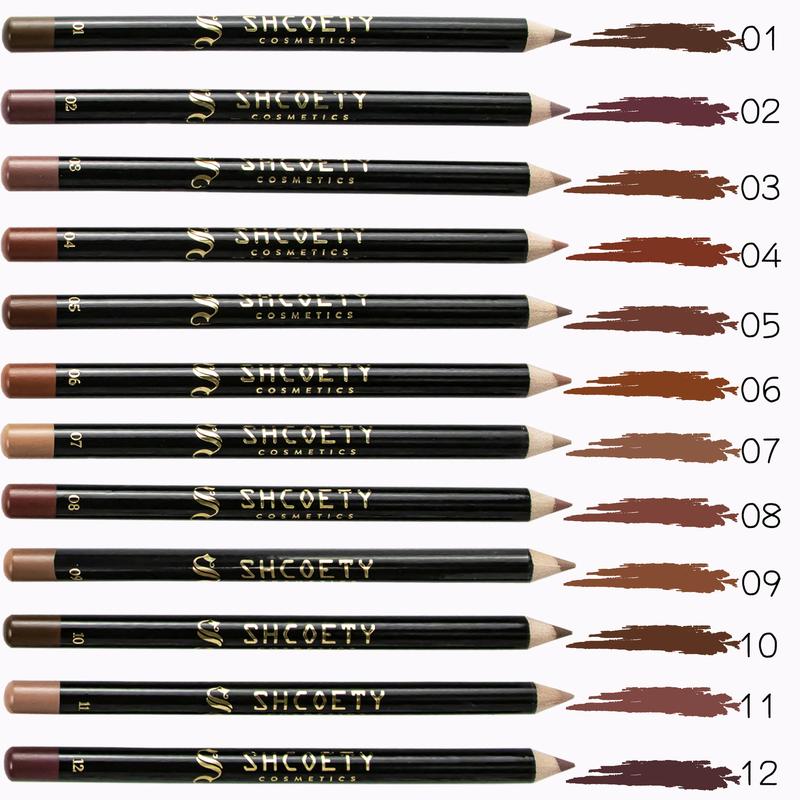 12-color Matte Lip Liner Set Nude Lipstick Long-lasting Non-Bleaching Lip Liner Makeup Eyeliner Gloss Lipliner Smooth holy grail line loud  Cosmetic Waterproof