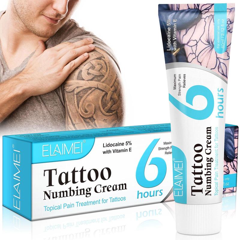 Tattoo Numbing Cream, Quick-Acting Tattoo Care Cream, Alcohol-free Local Anesthesia Cream, Suitable for Care During Tattoo, Can Also Be Used for Hemorrhoid, Christmas Gift