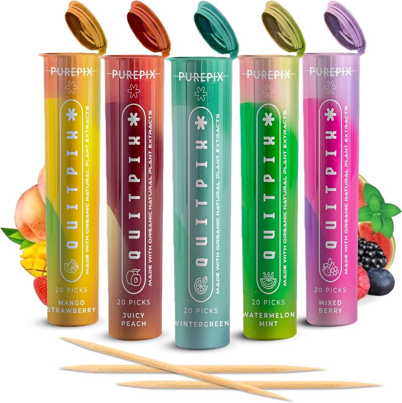 Flavored Toothpick 5 Pack MADE IN THE USA Oral