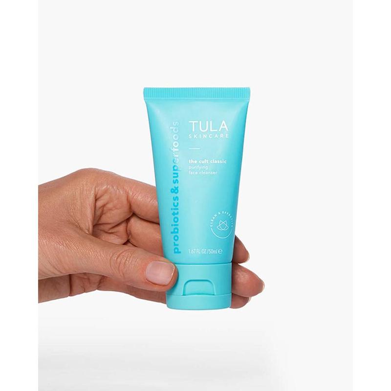 travel size purifying face cleanser