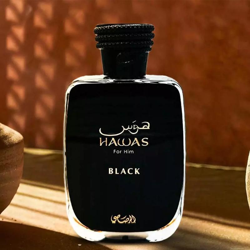 Rasasi Hawas Black Eau De Parfum For Men 100ml (3.4Oz) - New Rasasi Hawas Release - Great Men’s Cologne