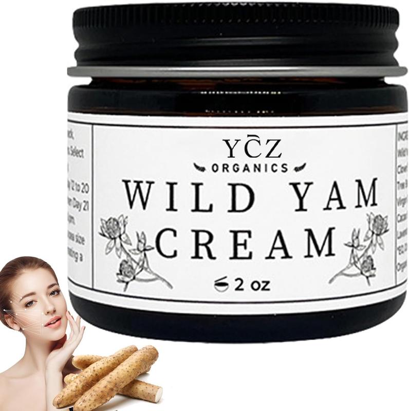 Wild Yam Cream, Wild Yam Cream Organic for Hormone Balance,Women's Organic Wild Yam Root Cream,Natural Night Sweats Cream for Man & WomenPromoting Perimenopause & Menopause Support