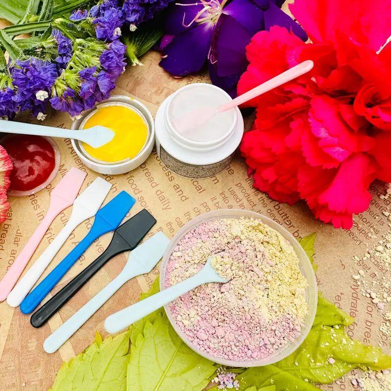 Disposable Makeup Spatula, Multi-purpose Mini Makeup Spatula, Makeup Spatula for Cream, Lotion, Skincare, Eyeliner, Lip Balm, Cosmetic Spatula for Home and Travel