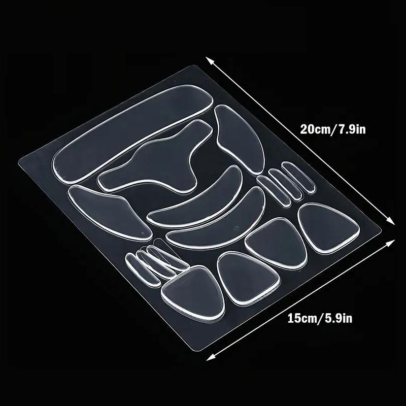 Reusable Clear Face Wrinkle Patches, 16pcs set Silicone Patches for Breast and Face Tights Wrinkles, Face Lifting Stickers, Skin Care Tools for Women