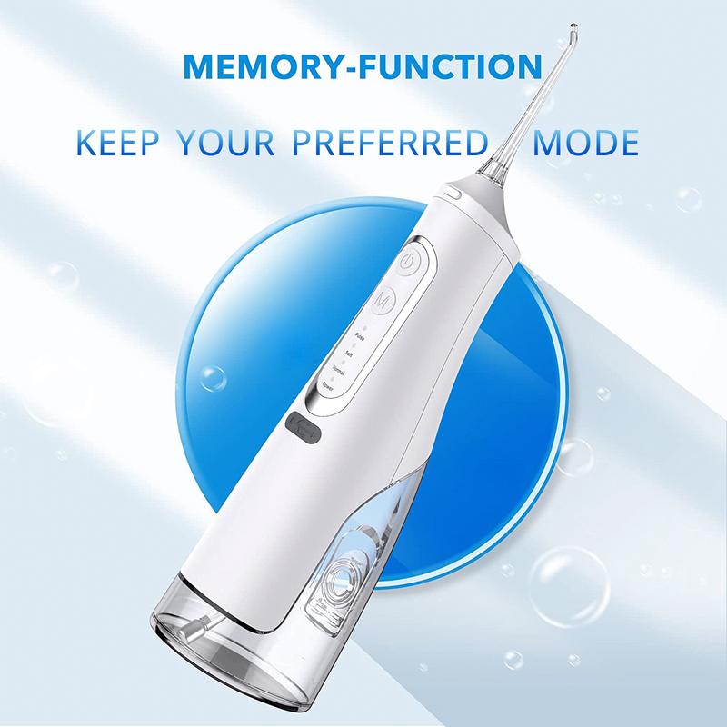 USB Rechargeable Cordless Water Flosser - Oral Irrigator, Portable Rechargeable Long Battery Life Water Teeth Flosser for Home Travel USB Rechargeable