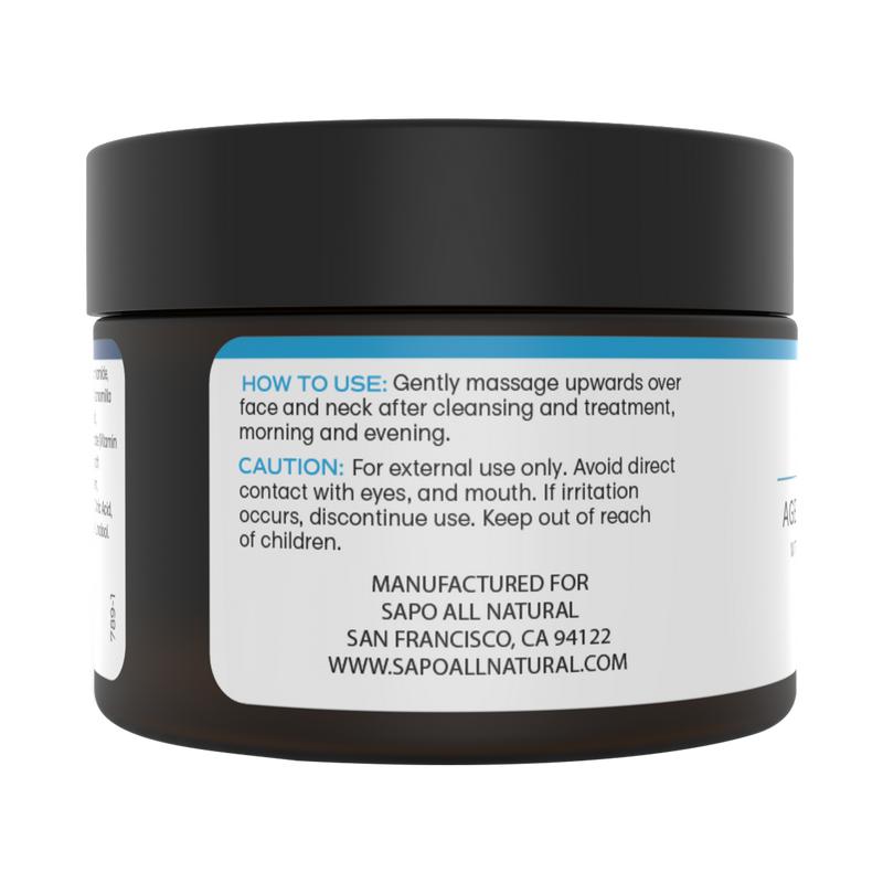 Sapo All Natural Moisturizer with Hyaluronic Acid, Aloe & Niacinamide – Nourishing & Hydrating Cream Moisture Skincare