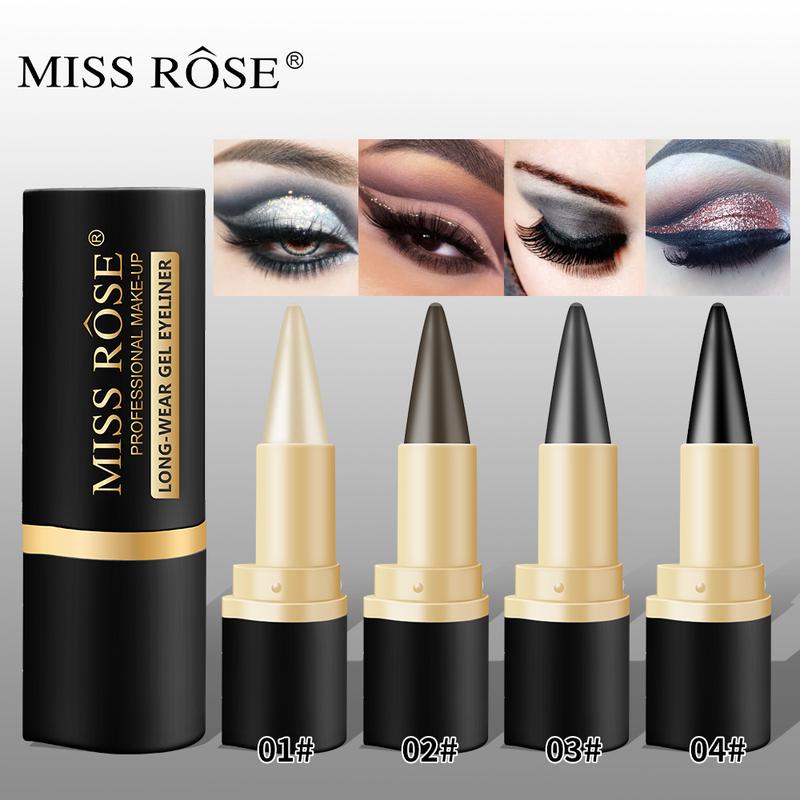 [Buy 1 get 3 free] missrose cross-border waterproof eyeliner eyeliner matte quick-drying eyeliner single-head rich eyeliner pen