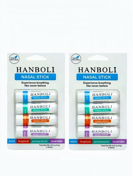 Nasal Stick (4 Pack) EnhanceBreathing +Boost Focus | BreatheVapor StickProvides Fresh CoolingSensation Oral Menthol