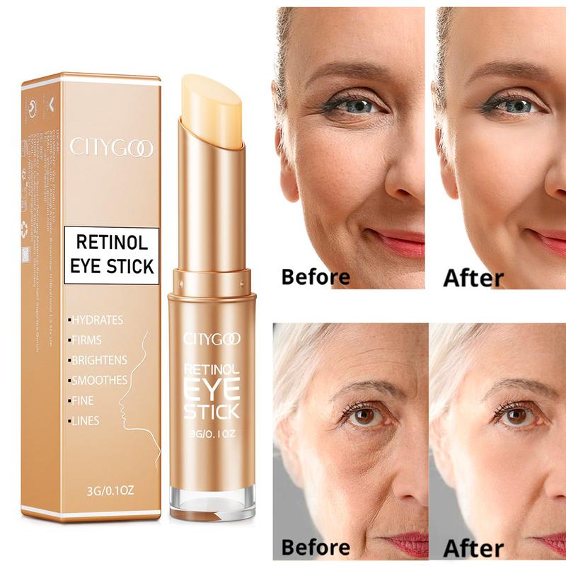 Retinol Eye Stick For Dark Circle, Wrinkles in 3-4 Weeks, Anti Aging Under, Reduces Fine Lines,For Puffiness and Bags Hydrating Moisture