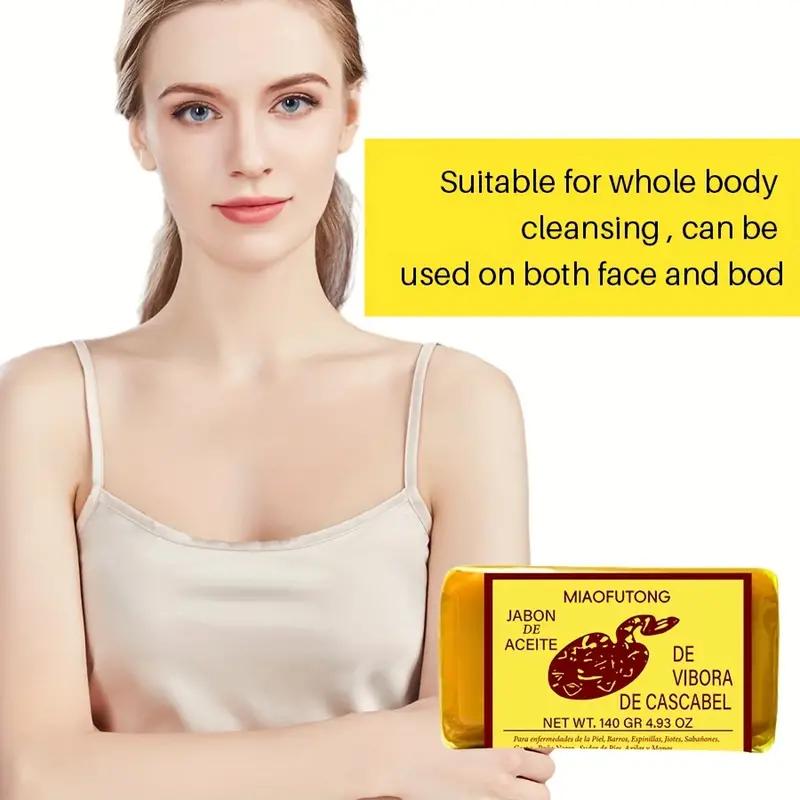 Snake Venom Soap, 3 Counts set Skin CareAcne Facial Cleansing Skin Soap, Body Wash& Cleansers for Women & Men