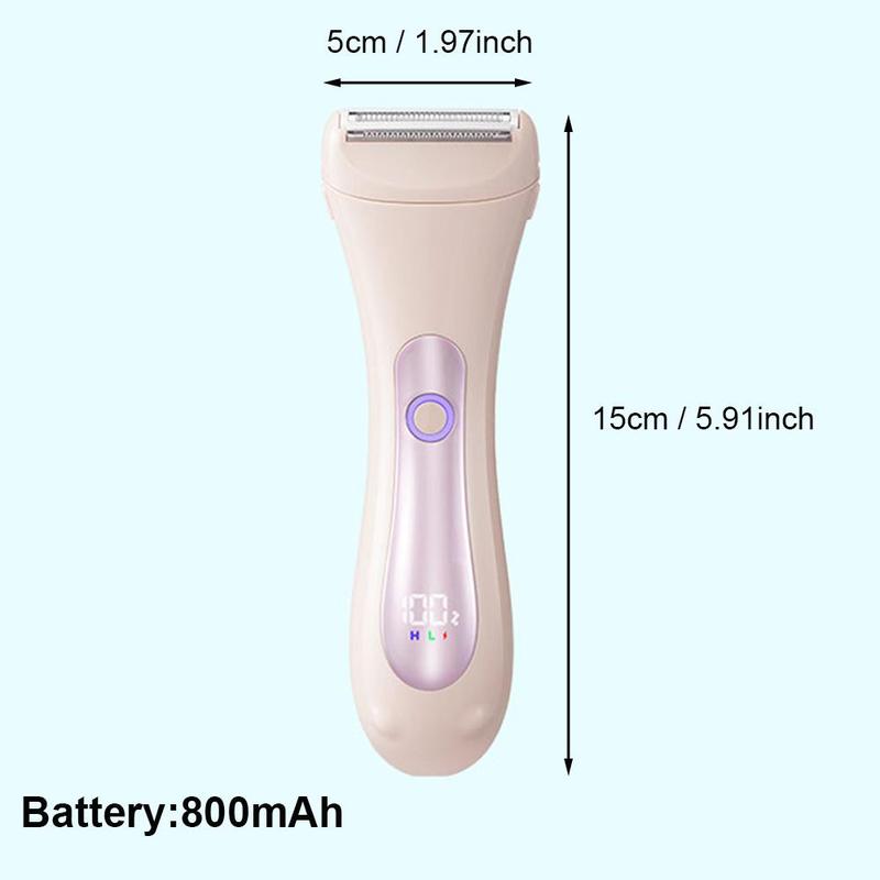 Electric Hair Remover, USB Rechargeable Epilator, Waterproof Body Hair Trimmer for Bikini, Face, Underarms and Legs Hair Trimmer