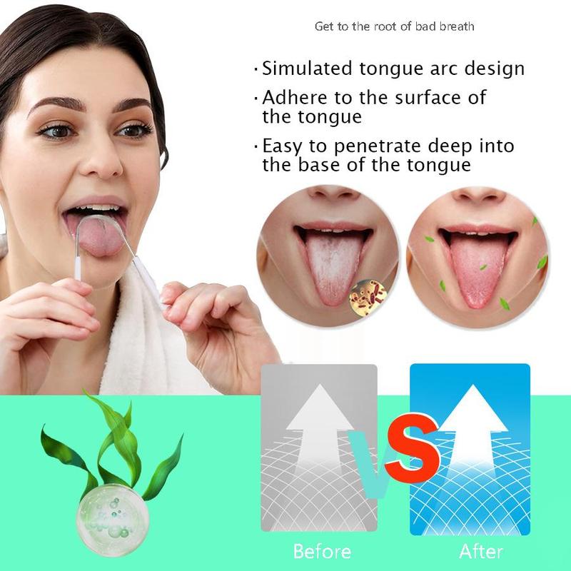 Stainless Steel Tongue Scraper, U Shaped Tongue Scraper Cleaner for Fresher Breath, Tongue Cleaner Removes Tongue Coating,  Tongue Scraping Tool