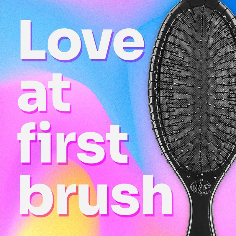 Wet Brush Detangling Brush, Original Detangler Brush (Pink) - Wet & Dry Tangle-Free Hair Brush for Women & Men - No Tangle Soft & Flexible Bristles for Straight, Curly, & Thick Hair J&D Brush Company LLC