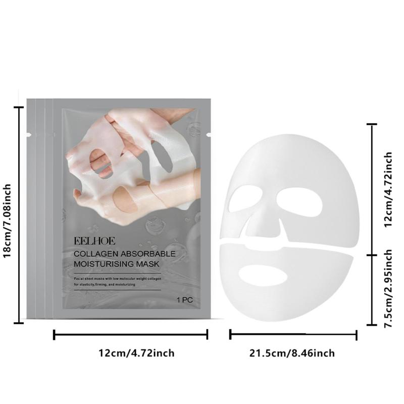 Collagen Facial Mask, 8 Counts set Firming & Deeply Moisturizing & Nourishing Skin Mask, Skin Care Product for Women & Men All Skin Types