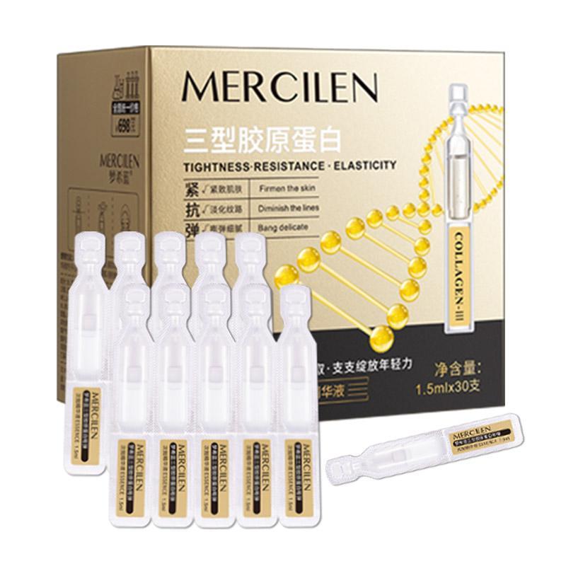 Collagen Thread Lift Essence, 30pcs box Moisturizing Facial Serum, Hydrating Facial Essence, Face Care for Women & Men