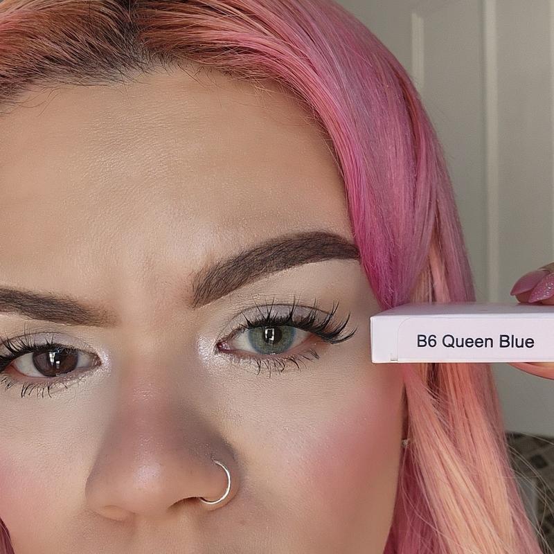 Queen Blue Makeup Eyelashes