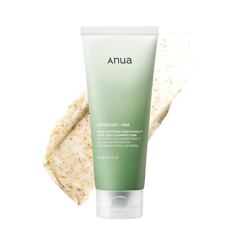 ANUA Heartleaf Quercetinolth Pore Deep Cleansing Foam for Hydrating All Skin Types - Adult Formula