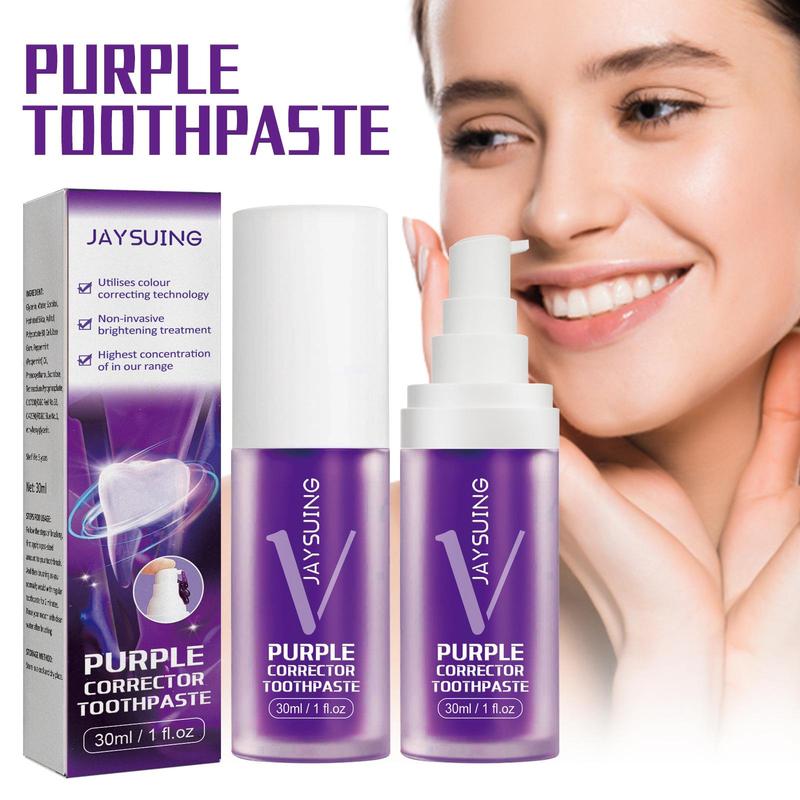 Purple Toothpaste, 1 Box Deep Cleaning Toothpaste, Oral Care Toothpaste for Removing Tooth Stains, Freshing Breath Toothpaste for Adults