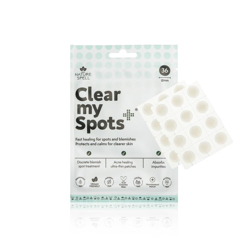 Nature Spell Clear My Spots Pimple Patches - 36 Translucent Hydrocolloid Patches