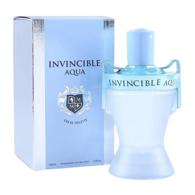 Men's Invincible Aqua For Men Spray Cologne 100ml 3.4fl.oz Fragrance