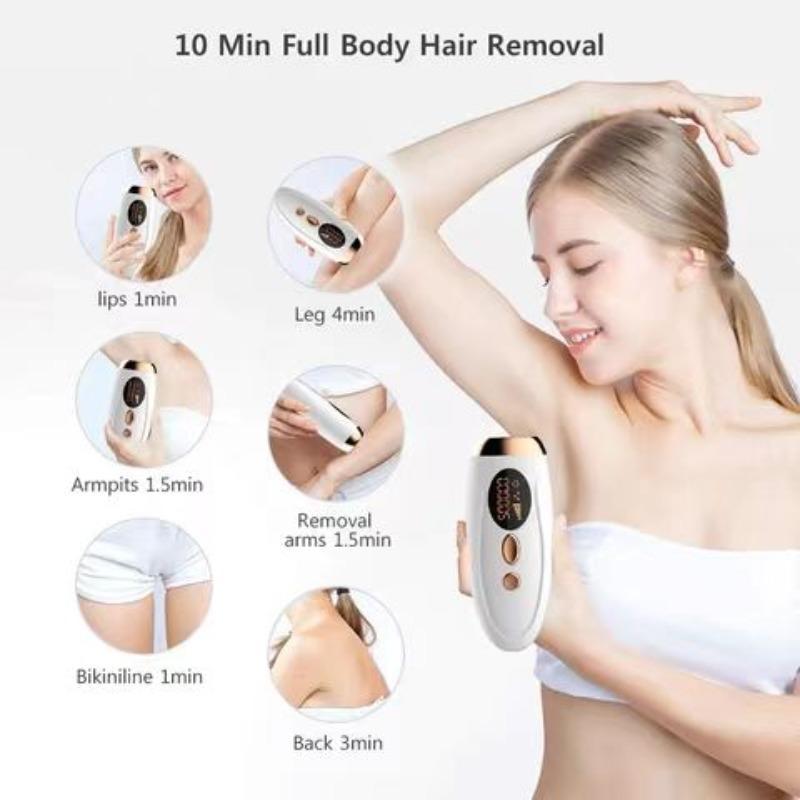 Portable Handheld Hair Removal Machine, 1 Box IPL Painless Strong Pulse Hair Removal Instrument, Laser Hair Remover for Women, Personal Care Appliances for Women and Men, Christmas Gift