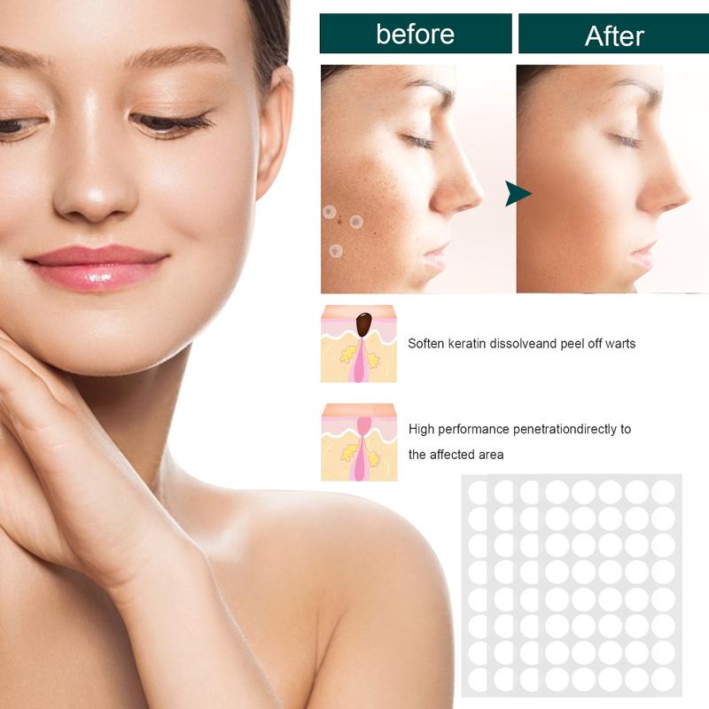 Jaysuing Verruca Patch Repair Smooth Skin Fade Facial moles Acne Skin Tag Verruca Patch