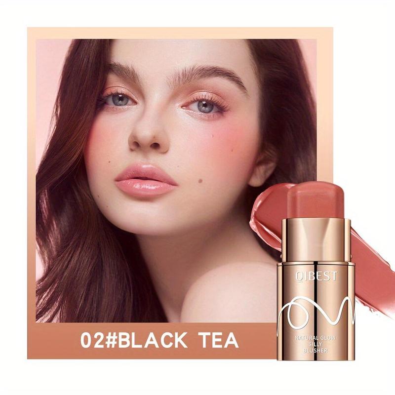 Long-lasting Velvet Blush Stick, Smudge-proof Blush Stick, Easy To Apply and Portable Blush for Natural-looking Cheeks