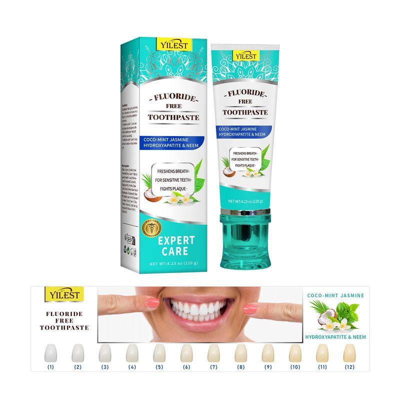 Coconut Oil Toothpaste, 1 Box 2 Boxes NaturaCocomint Jasmine Neem Toothpaste, FreshensBreath, Oral Care Toothpaste forAdults, Christmas Gifts