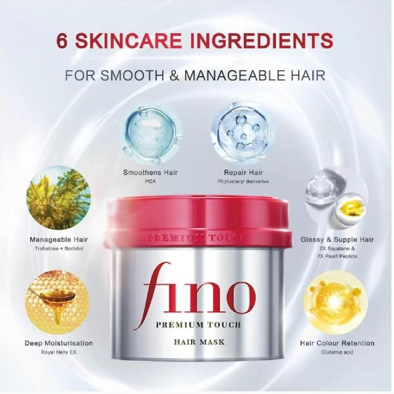 Fino Premium Touch Hair Mask 230g Conditioner Haircare Shampoo Cosmetic fino hairmask Japan