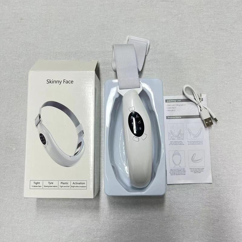 Summer Smart Beauty Belt, Electric V-type Facial Massager Electric Facial Vibration Constant Temperature Beauty Instrument, Beauty Appliance, Christmas Gift