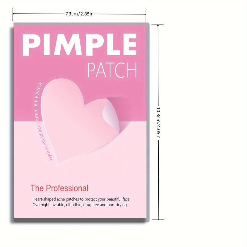 Heart Shaped Hydrocolloid Pimple Patch, 120 240pcs Professional Acne Cover Sticker, Facial Pimple Zits Cover, Skin Care Product