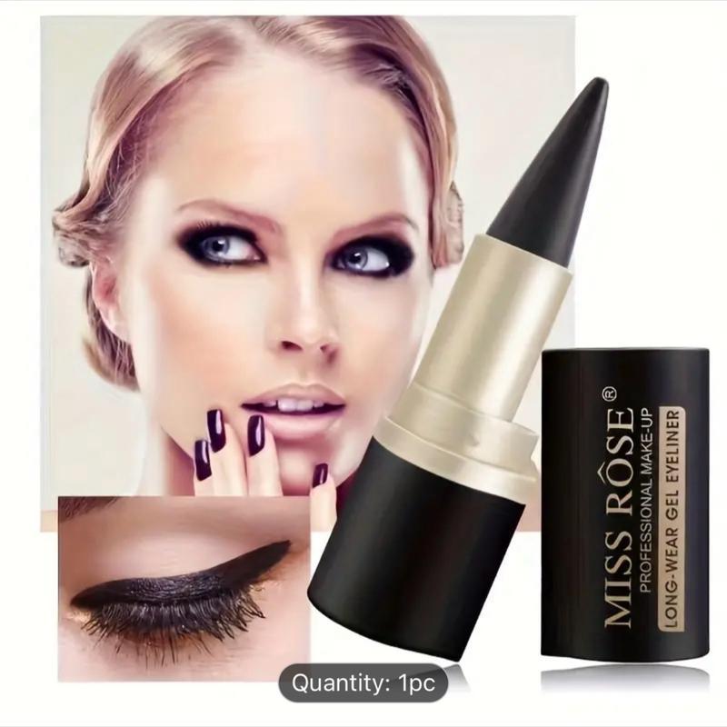 Long Lasting Eyeliner, 1 Count Waterproof Eyeliner Cream, Quick Drying Eyeline Pen, Easy to Apply for Eye Makeup, Professional Daily Makeup CosmeticAccessories