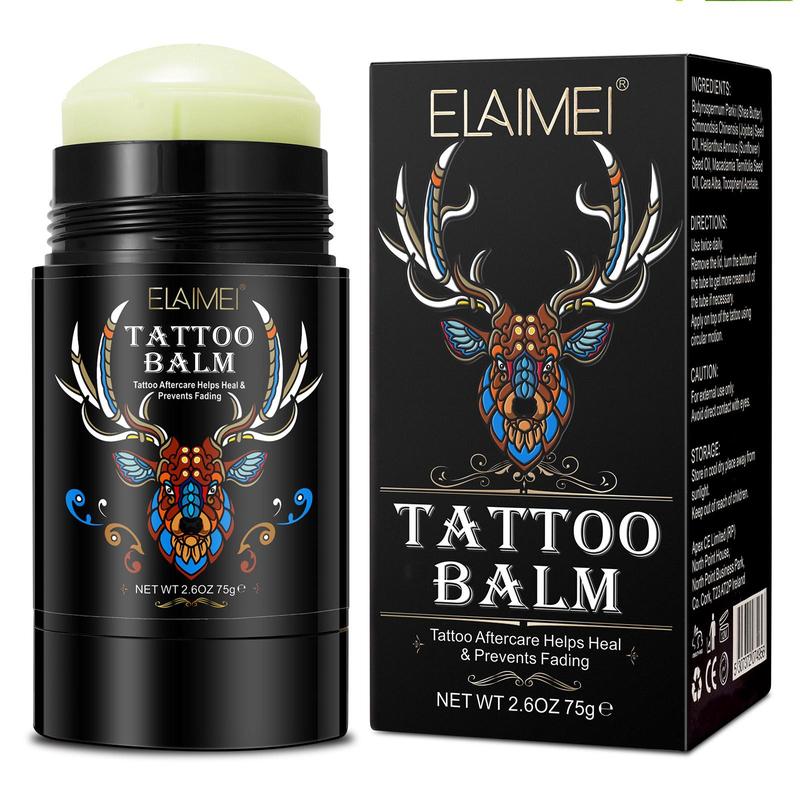 Nourishing Tattoo Aftercare Butter Balm, 1 Count Natural Tattoo Care Cream for Daily Use, Body Care Product for Men & Women